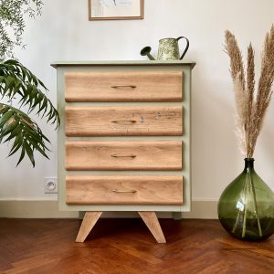 Renovation petit chiffonnier 4 tiroirs